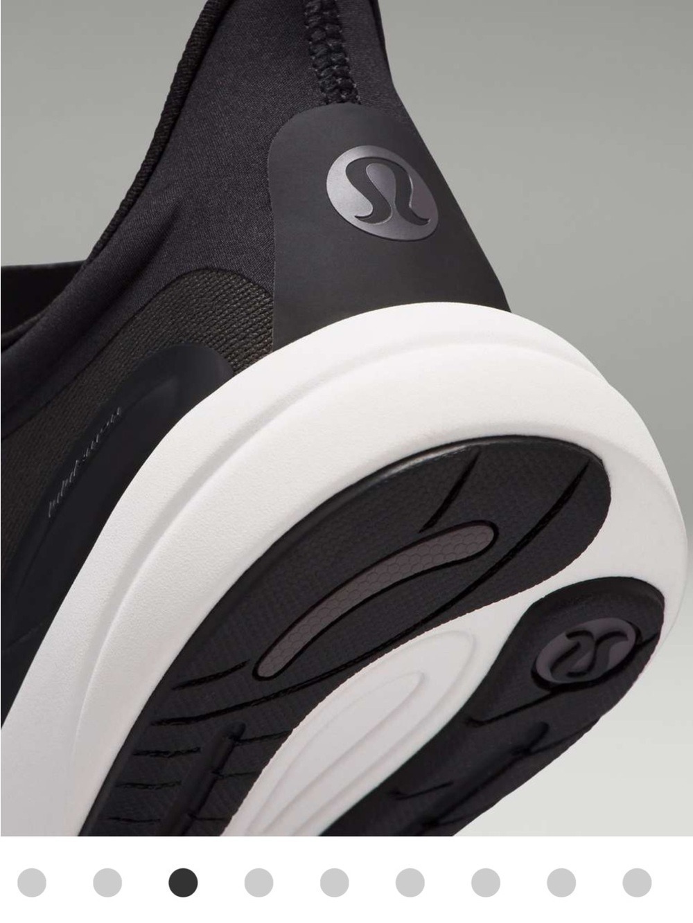 lululemon athletica Women's Chargefeel 2 Low Trainer - Black/White 8.5